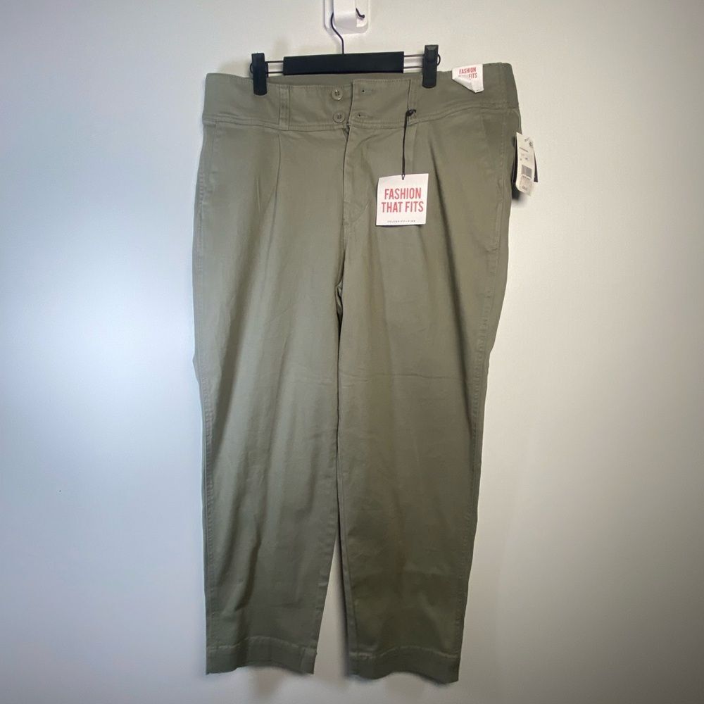 Celebrity Pink Sage Green Trousers